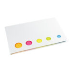 5色付箋メモ(白)
